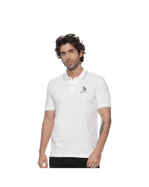 Allen Solly Polo T-shirt Men- White
